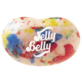 Jelly Belly Tutti-Frutti jelly beans with rainbow speckles for festive visuals.