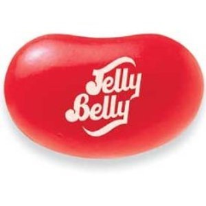 Jelly Belly Very Cherry beans closeup highlights rich cherry flavor for premium snacking