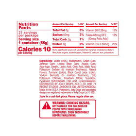 Jelly Drops Hydration Support raspberry visual highlights tasty hydration option