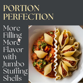 Jellybean Foods jumbo shells filling ideas to inspire flavorful meals.