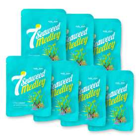 JEOLLANAMDO assorted seaweed salad medley pack shows ready-to-eat convenience and vibrant textures.