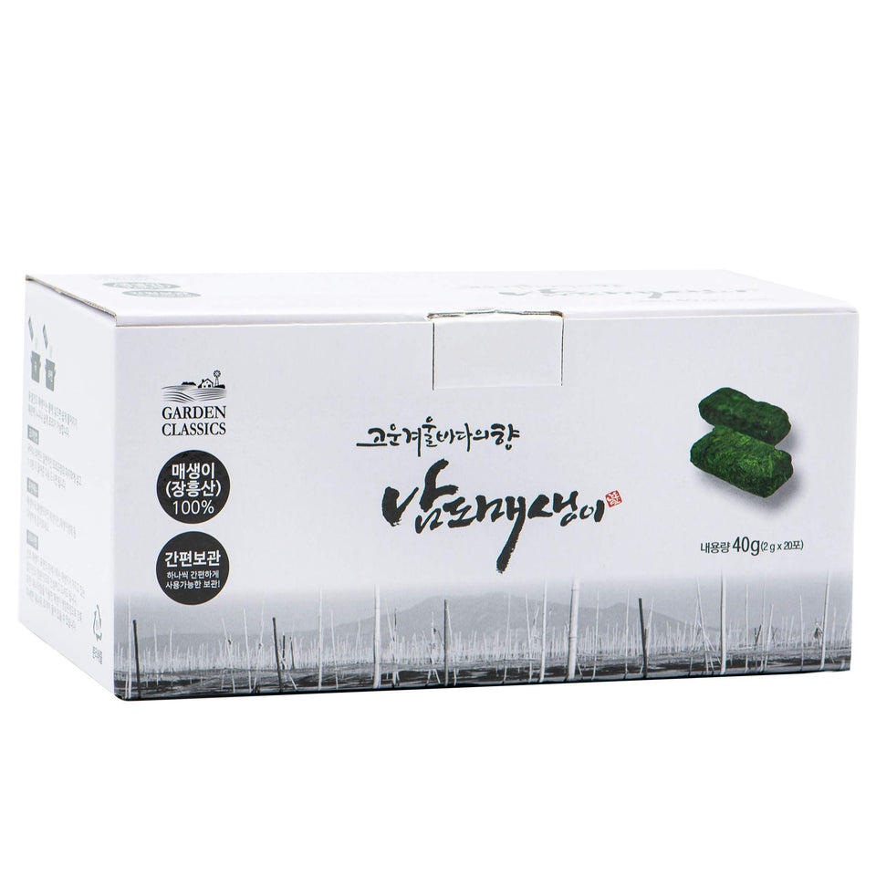 Jeollanamdo dried seaweed cubes front pack for quick flavor boost in meals.