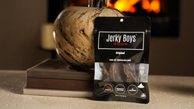 Jerky Boys Original flavor beef jerky, premium quality in hand