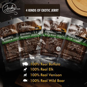 Jerky.com Wild boar jerky exotic flavor and texture