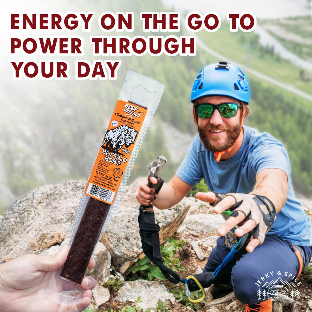 Jerky-n-Spice Alligator jerky strip for adventurous tasting