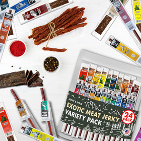 Buffalo Bob's exotic flavors image highlights premium ingredients