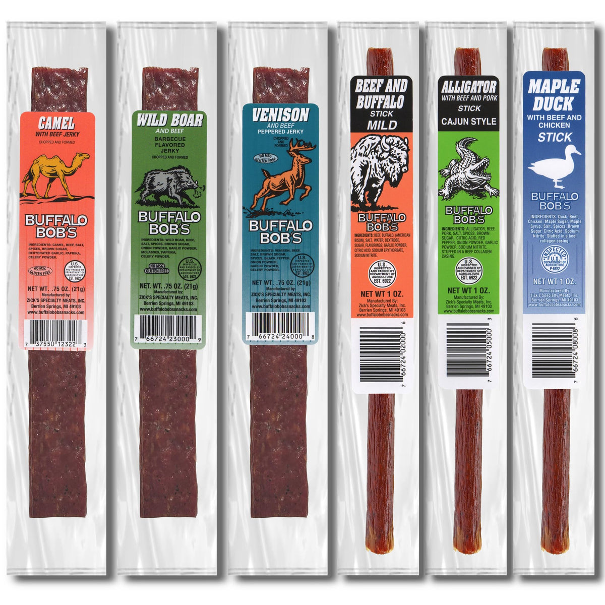 Buffalo Bob's duck jerky for travel-friendly flavor