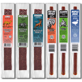 Buffalo Bob's duck jerky for travel-friendly flavor