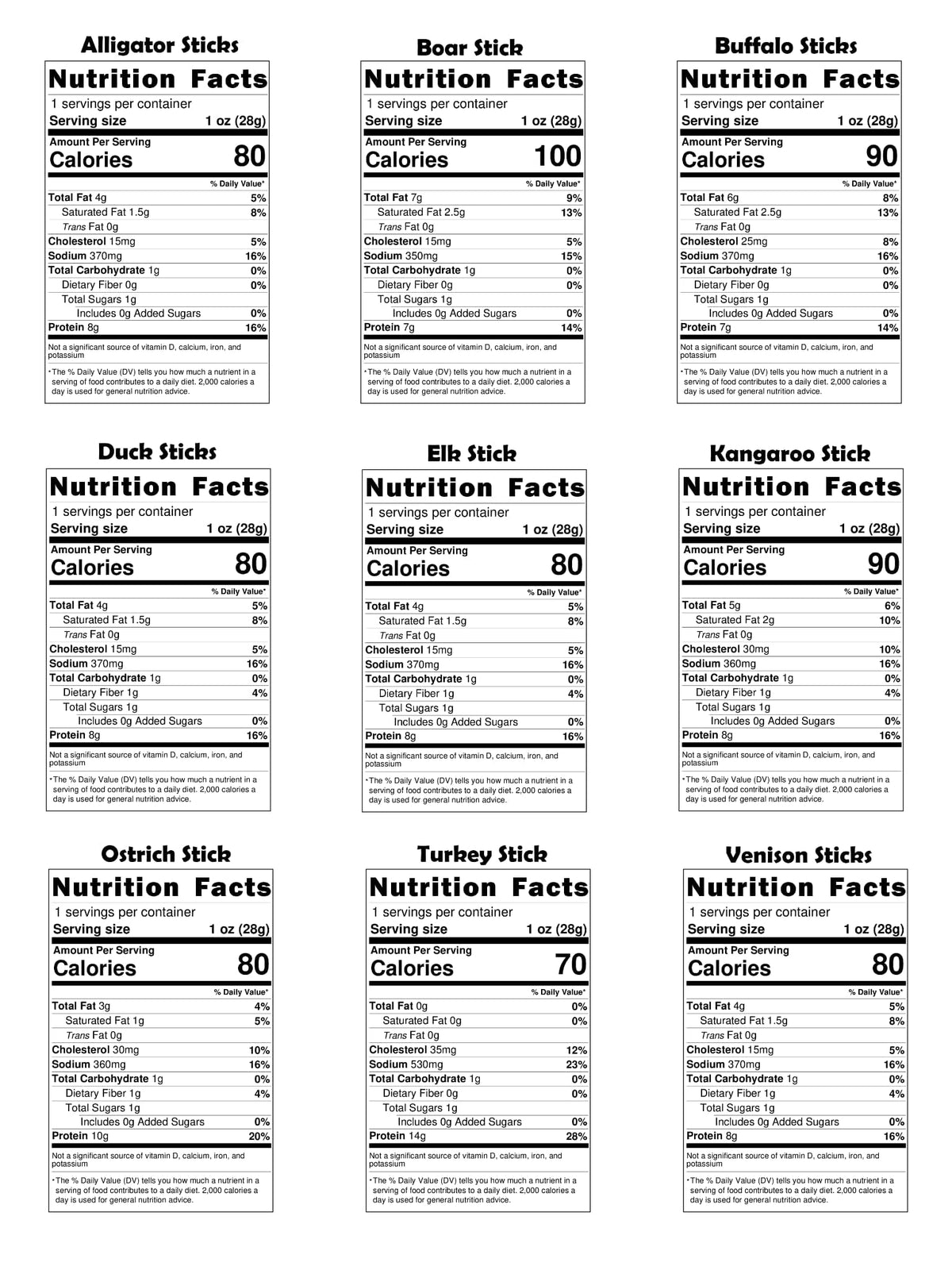 Buffalo Bob's beef jerky assortment ideal gifts for hunters