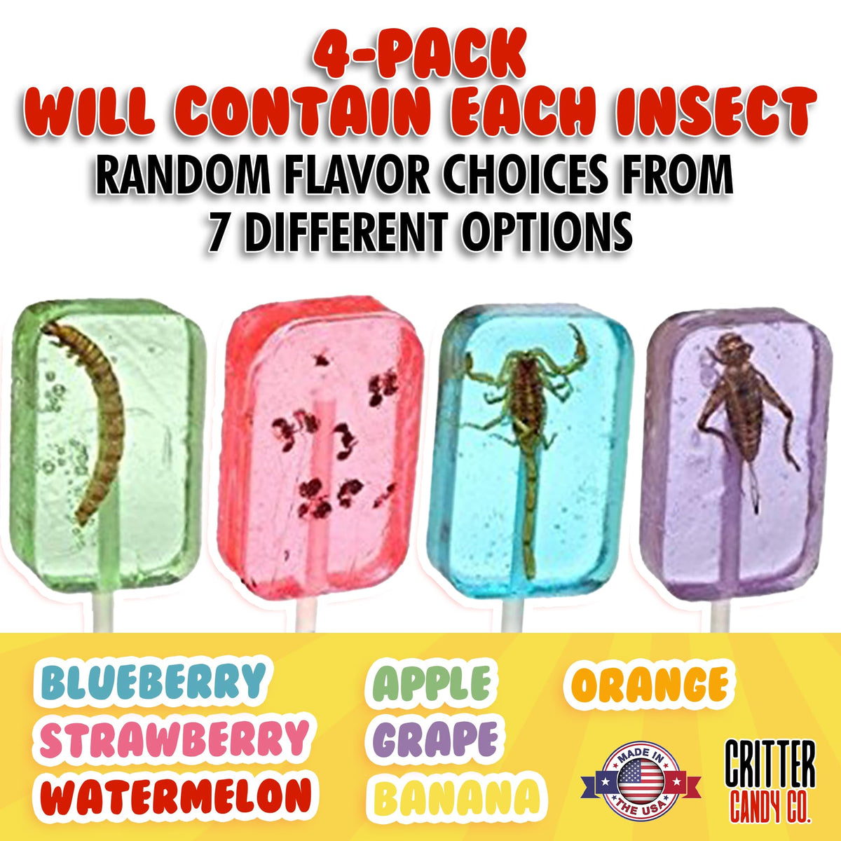 HotLix scorpion lollipop wrapped for fearless snackers