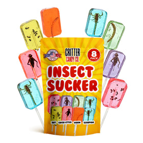 Jerky-n-Spice HotLix suckers pack front, a bold novelty candy for adventurous eaters.