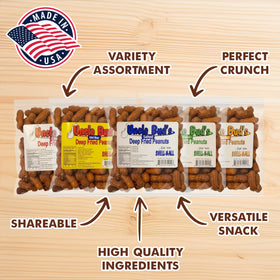 Jerky-n-Spice Uncle Bud's garlic peanuts in shell savory bite