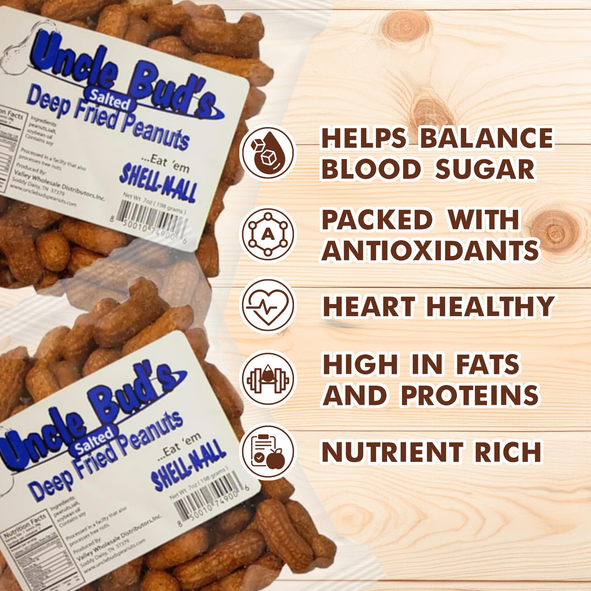 Jerky-n-Spice Uncle Bud's shell-pack product image ready for gifting