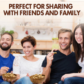 Uncle Bud's crunchy peanuts in shell make a festive snack gift pack.