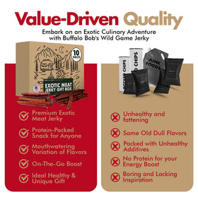Jerky-n-Spice wild boar jerky slice offering rugged flavor for outdoor meals