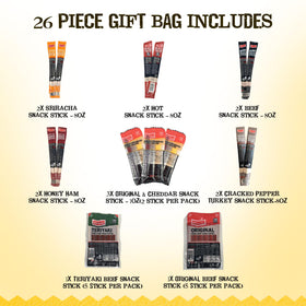 Jerky.com 10 individually wrapped meat sticks for easy grab-and-go protein