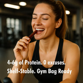 On-the-go Jerky.com sticks fit lunch bags and gym bags