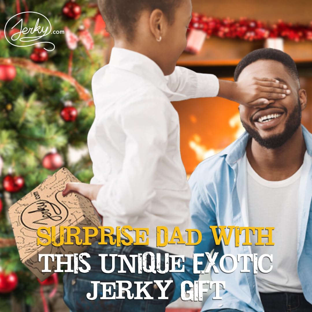 Jerky.com Buffalo jerky slices offering lean, satisfying protein.