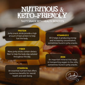 Jerky.com Shelf-stable packaging preserves freshness up to 12 months