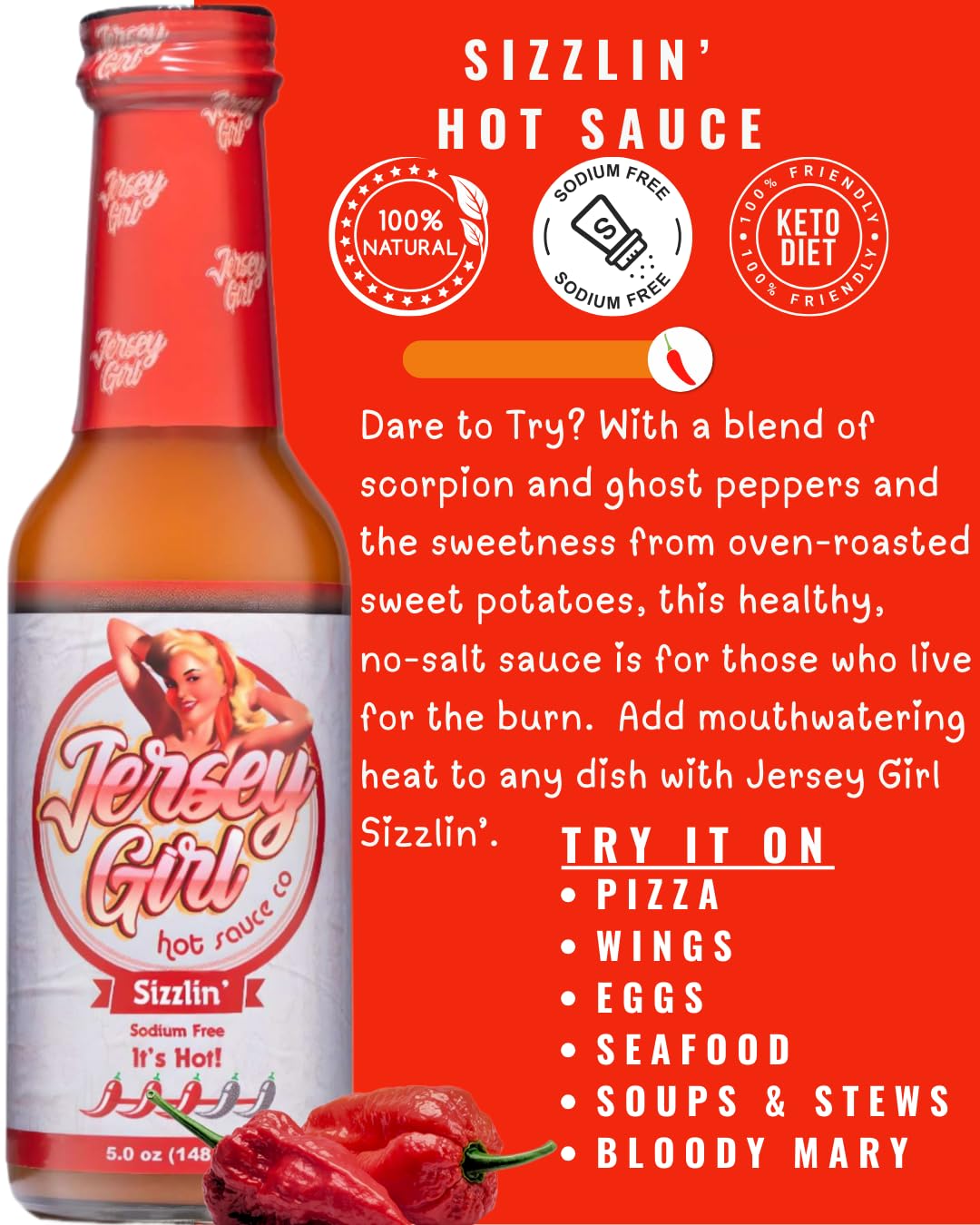 Jersey Girl pour shot highlights rich color and aroma.