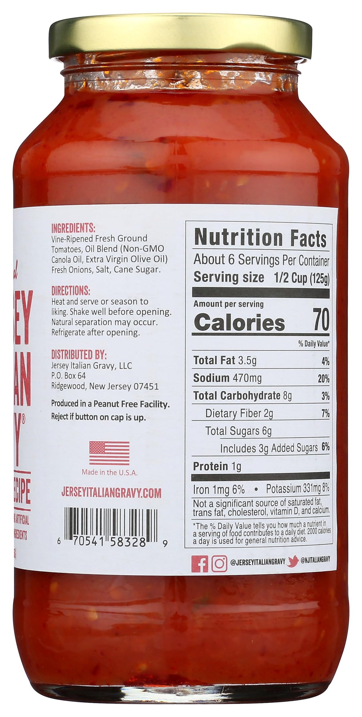 Jersey Italian Gravy NJ-style sauce on stovetop
