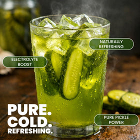 Jersey Pickles electrolytes bottle signals hydration support during workouts.
