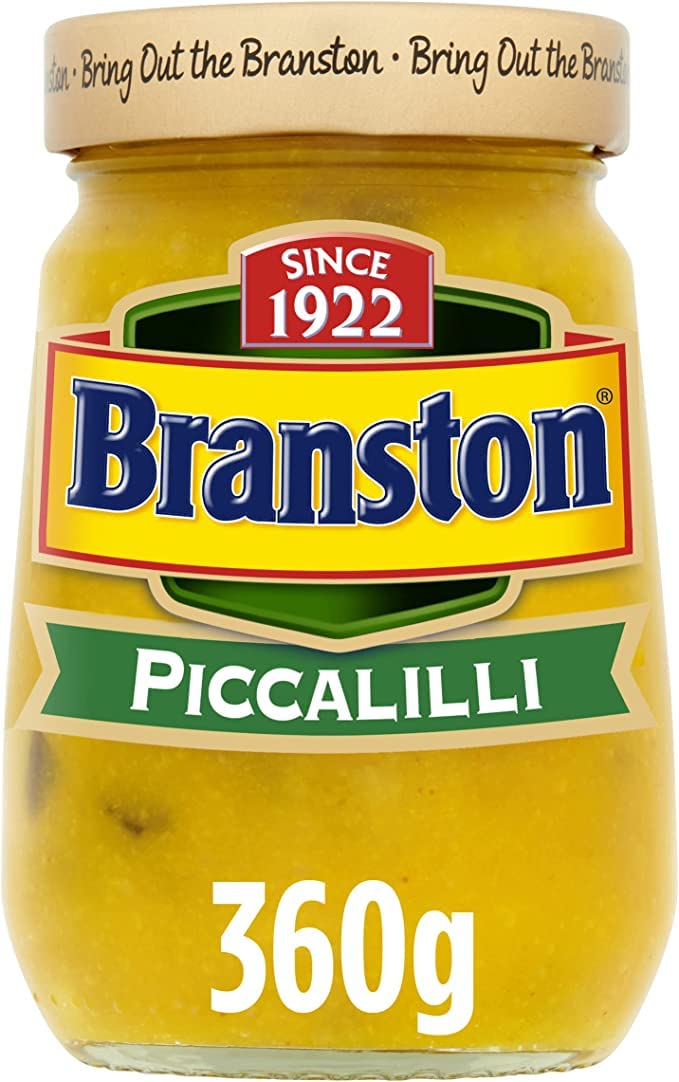Jesmona Branston Piccalilli 360g ploughmans-plate accompaniment.