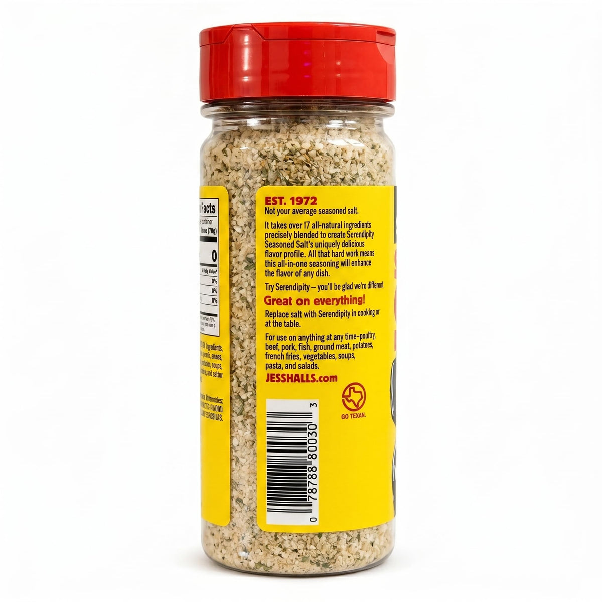 Fries seasoned with Jess Hall's Serendipity Seasoned Salt for crisp flavor