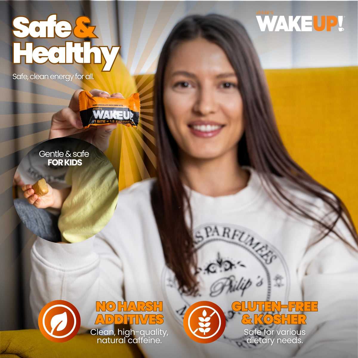 WAKEUP! eight single-serve bars for portable energy
