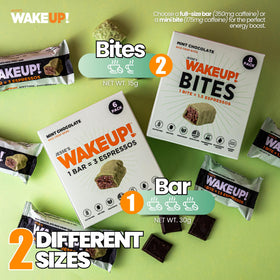 WakeUP label highlights gluten-free and kosher ingredients