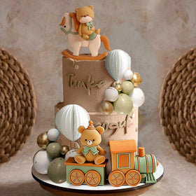 Easy-to-assemble JeVenis decorations save time during party prep