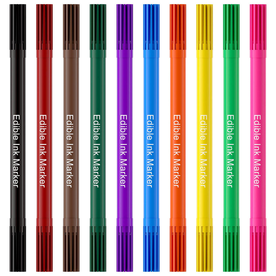 Jewem Upgrade edible markers color swatch shows vibrant hues for fondant and cookies