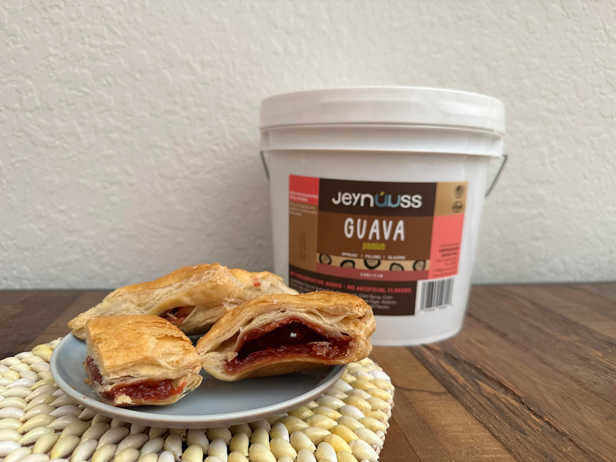 Jeynuuss Guava Donut Filling boosts tropical flavor.
