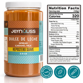 Jeynuuss gluten-free lactose-free dulce de leche for pastries