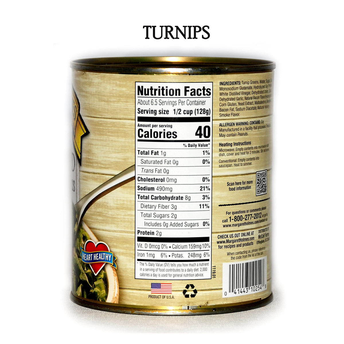 JFS Margaret Holmes turnip greens can highlight rich greens, easy heat-and-serve option