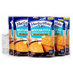 Martha White Mexican Style Cornbread pack front, ideal for easy entertaining