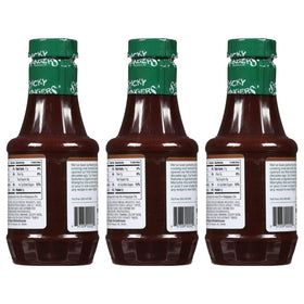 JFS Sticky Fingers Memphis sauce bottle back, notes and ideas for ribs and marinades