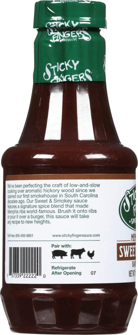 JFS Sticky Fingers Memphis sauce with recipe sheet, inspiration for new sauces