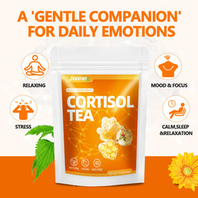 Jiaoming cortisol tea ingredients ashwagandha emphasize balanced mood support.