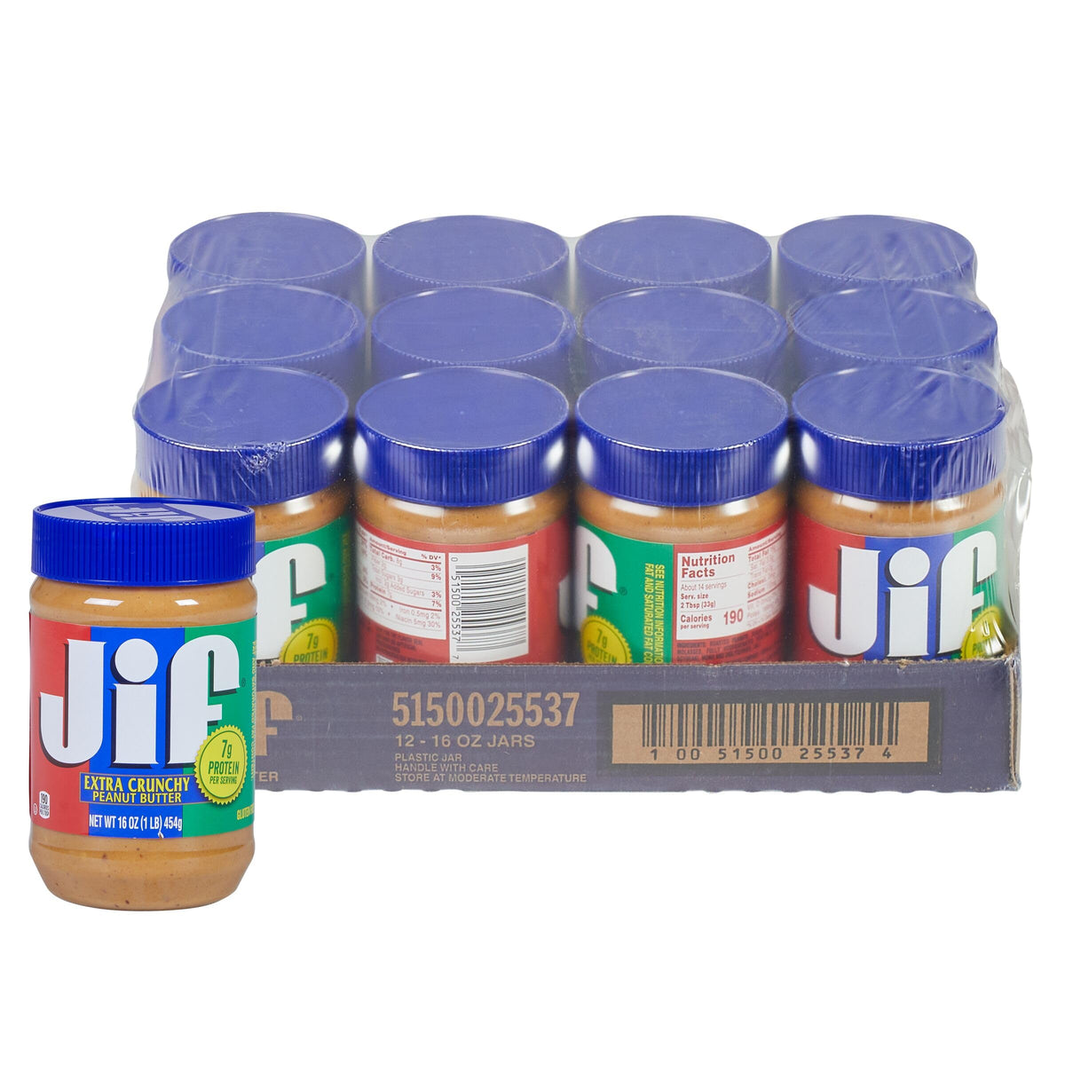 Jif Crunchy Peanut Butter keeps back-of-house ready for quick prep.