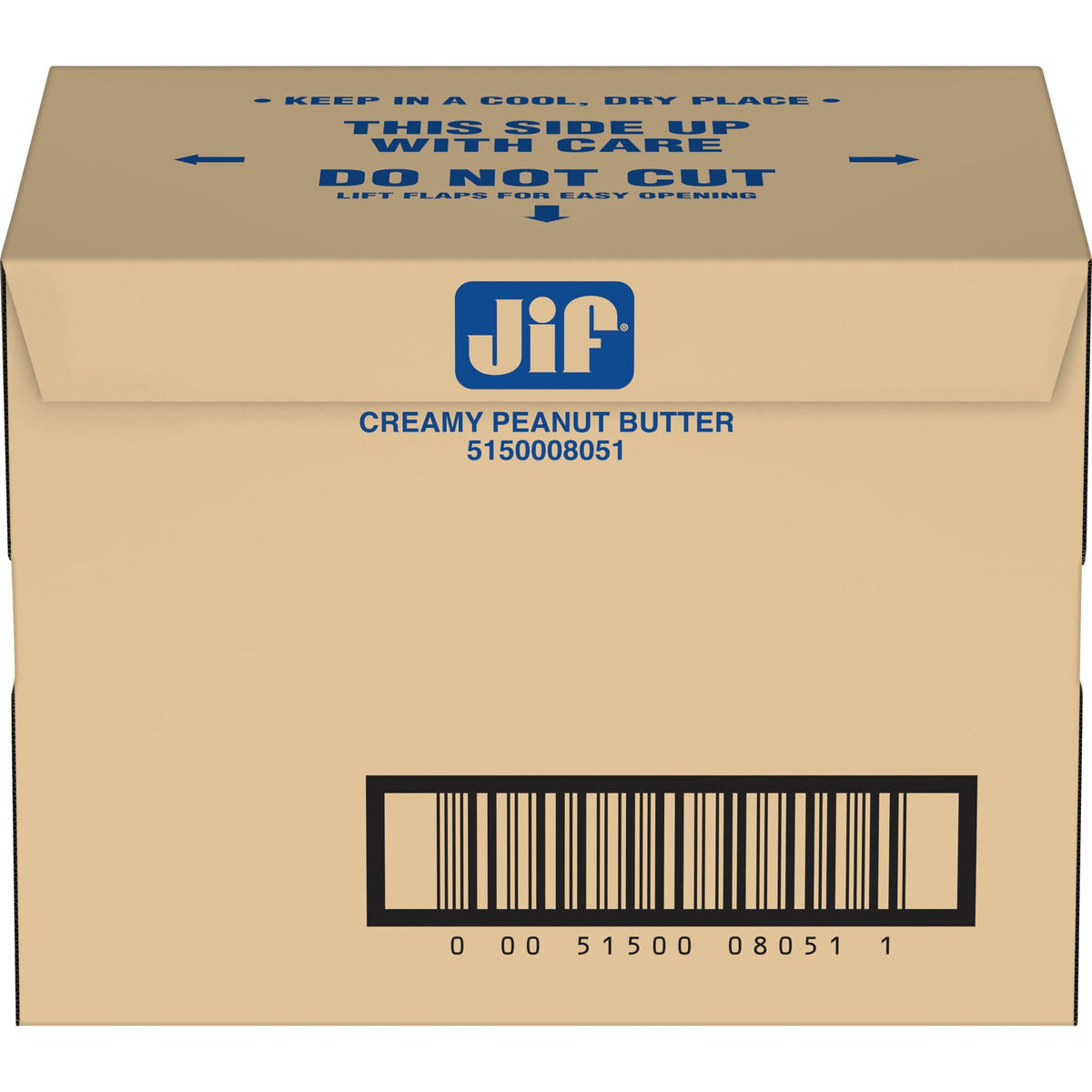 NSF Non-GMO True North certified peanut butter portions by Jif