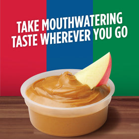 Jif portion cups on tabletop display ideal for buffets