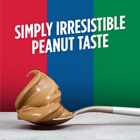 Close-up of creamy texture from Jif Simply Creamy peanut butter