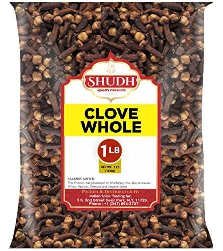 Jimidar clove whole Indian spice 1lb enhances savory dishes with warm, aromatic notes.