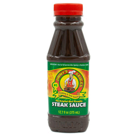 Jimmy's Sauce grill glaze over burgers for rich, savory flavor