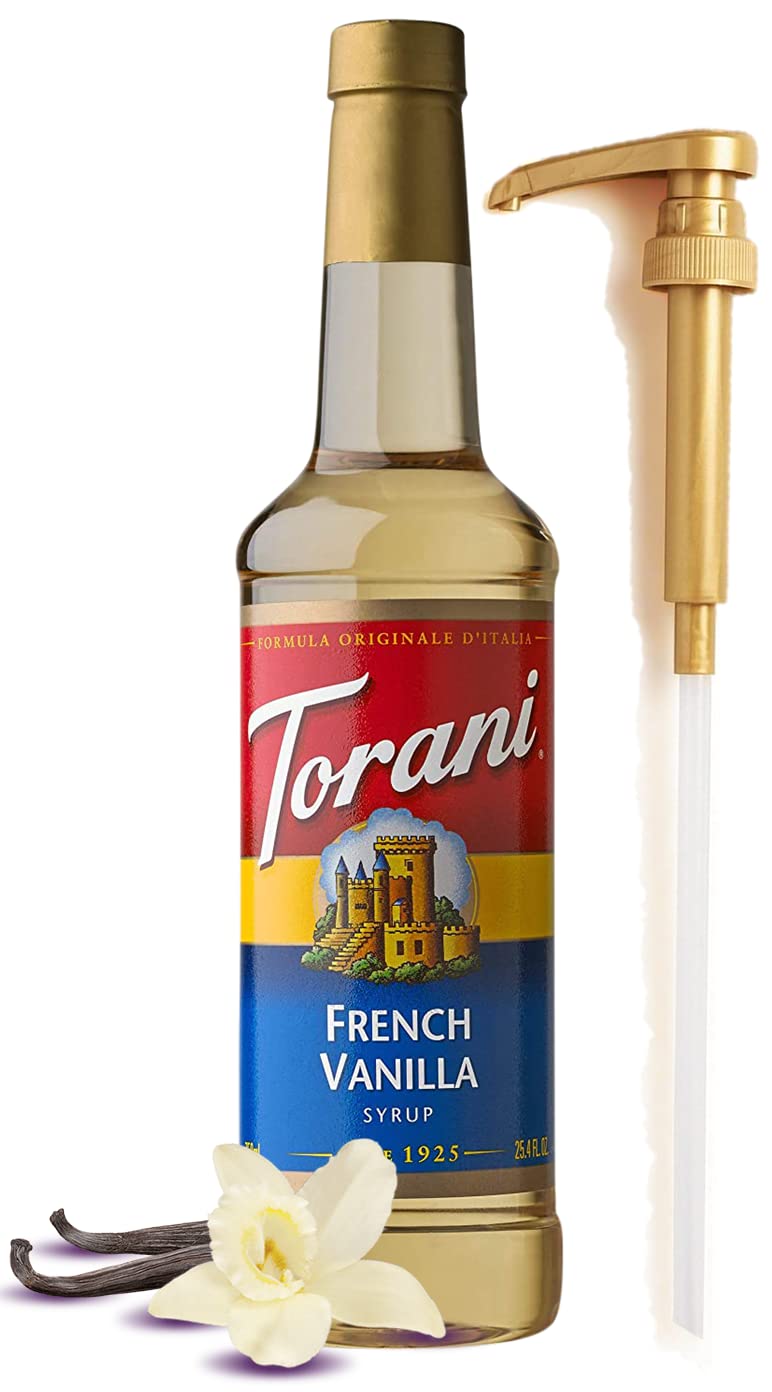 Jimoco French Vanilla Syrup bottle ready for café-style drinks at home.