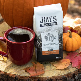 Jims Organic Coffee community donation concept behind the brand