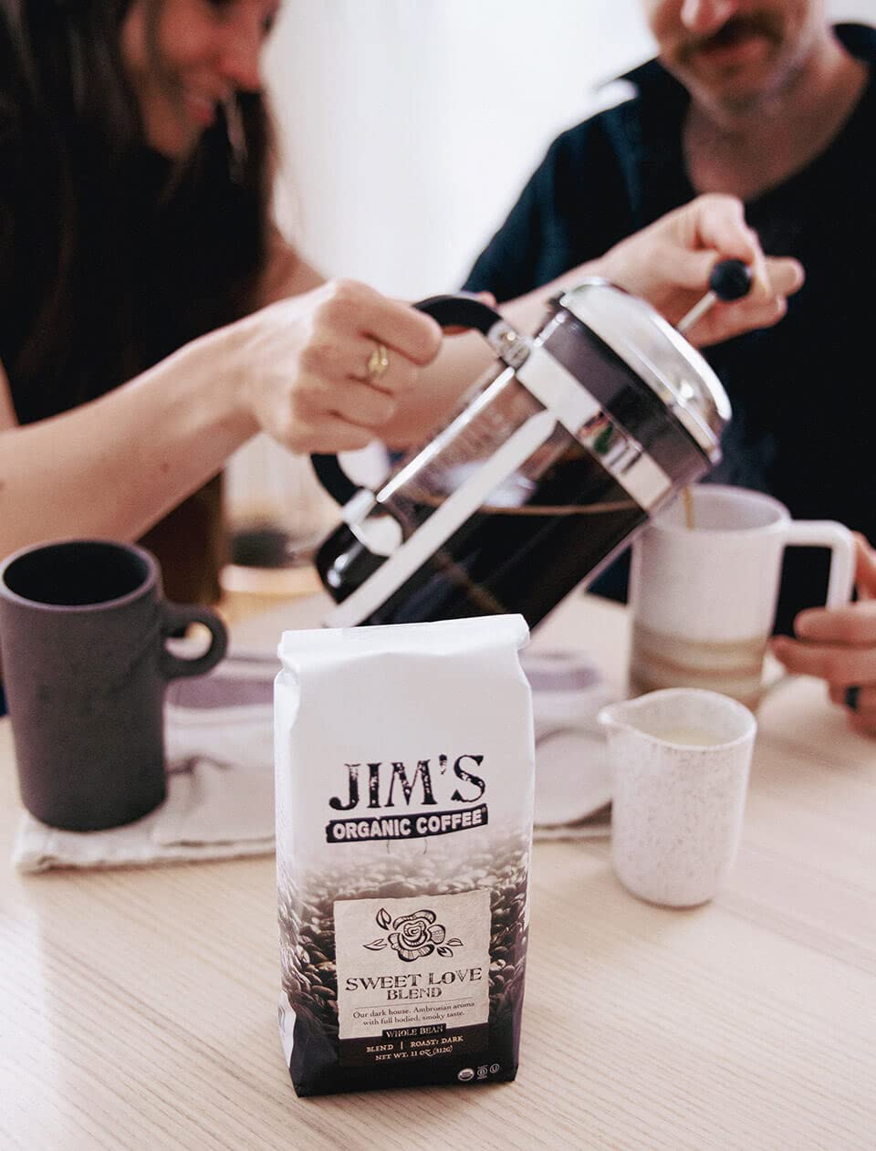 Jim's Organic Sweet Love Blend supports farming communities through donations