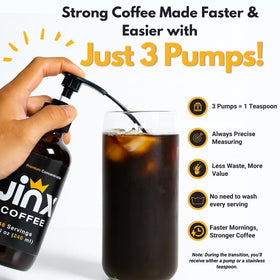 Jinx Coffee Concentrate hot coffee serve highlights cafe-quality hot drinks