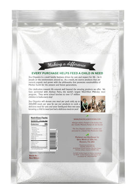 Close-up of Jiva Organics Arrowroot powder, a silky, neutral-tasting starch ideal for gluten-free baking.